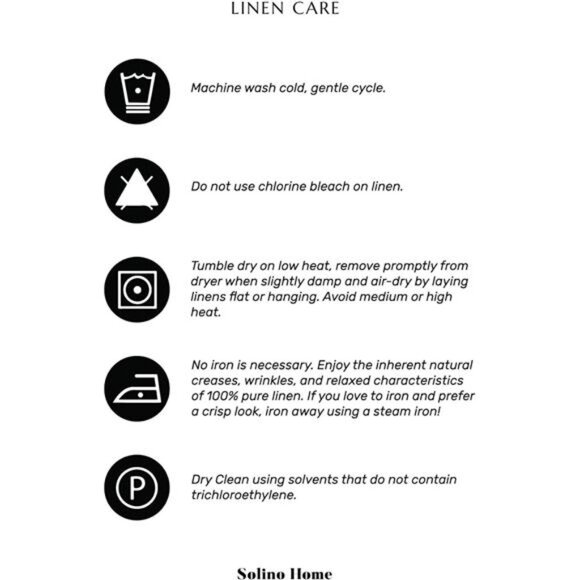 Home Natural Linen Placemats Set of 4–100% Pure Linen Cloth Placemats 19" Lx14"W - Picture 6 of 7